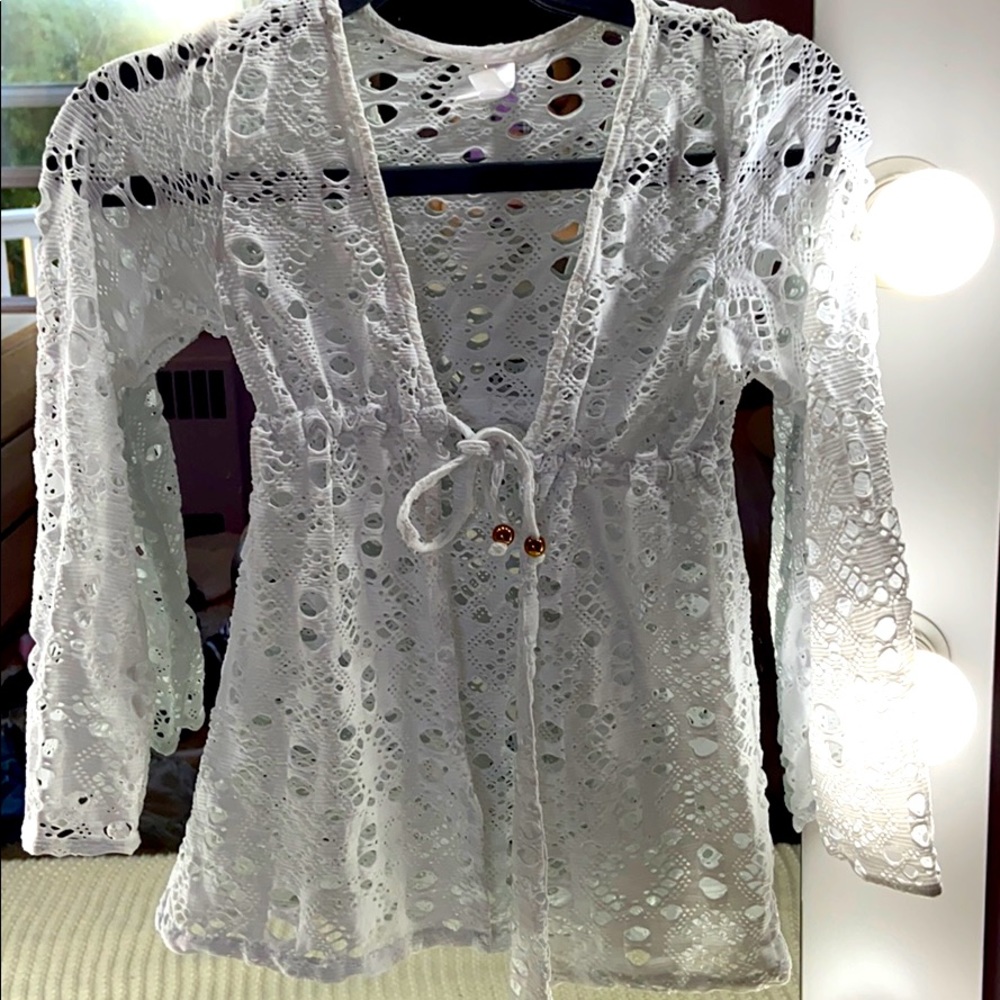 Summer over bathing suit set